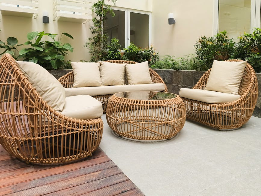 Hdpe Outdoor Dining Set
